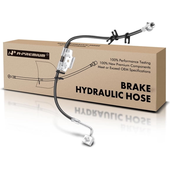 A-Premium Front Driver Side Brake Hydraulic Hose Compatible with Dodge and Ram Models - Ram 2500/Ram 3500 2003-2010, 2500 2011-2013, 3500 2011-2012, 4WD Model Only