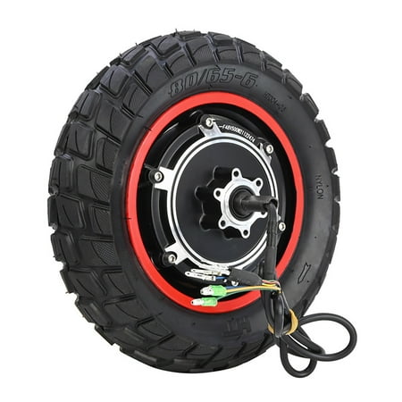 Tomshoo 48V 500W Motor Replacement for Kugoo M4M4PRO Electric Scooter 10 Inch Inflatable Tire Rear Wheel Motor
