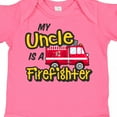 thumbnail image 4 of Inktastic My Uncle is a Firefighter with Fire Truck Boys or Girls Baby Bodysuit, 4 of 5
