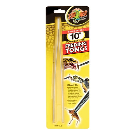 UPC: 0097612622102 | Zoo Med Super Deluxe Stainless Steel Feeding Tongs  10-Inch