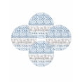 thumbnail image 7 of 15 Inch Round Placemats Set of 4, Blue Plaid Farmhouse Non Slip Heat Insulation PP Table Mats, Watercolor Cute Country Pigs Checkered Washable Place Mats for Kitchen Dining Party Table Decor, 7 of 7
