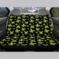 thumbnail image 3 of POLERO Jamaican Flag Heart & Cross Pattern Rear Backrest Protectors with SUV Car, Washable Non-Slip Bench Seat Cushions(Set of 2), 3 of 4