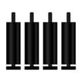 thumbnail image 4 of 4Pcs Sofa Feet Furniture Legs Modern Style Replacement Couch Legs Adjustable Height Support Leg for Furniture for Shelves Desks Night Stand black 15cm, 4 of 9