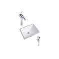 thumbnail image 1 of DROP Bath and Kitchen DR091143 Undermount Bathroom Sink Set, 1 of 5