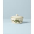 thumbnail image 2 of Cazuela con tapa Lenox 847117, porcelana, color marfil, para Navidad, 2 of 3