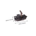 thumbnail image 2 of 2 Pcs Cabinet Door Lock Antique Cupboard Lock Decorative Furniture Lock with Key, 2 of 7
