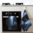 thumbnail image 4 of Sikiie Night Scene of Wolves Waffle Weave Kitchen Dish Cloth,Super Absorbent Kitchen Dish Towels 16*26 Inches for Dish Rags Washing Dishes, Drying Dishes, 4 of 7