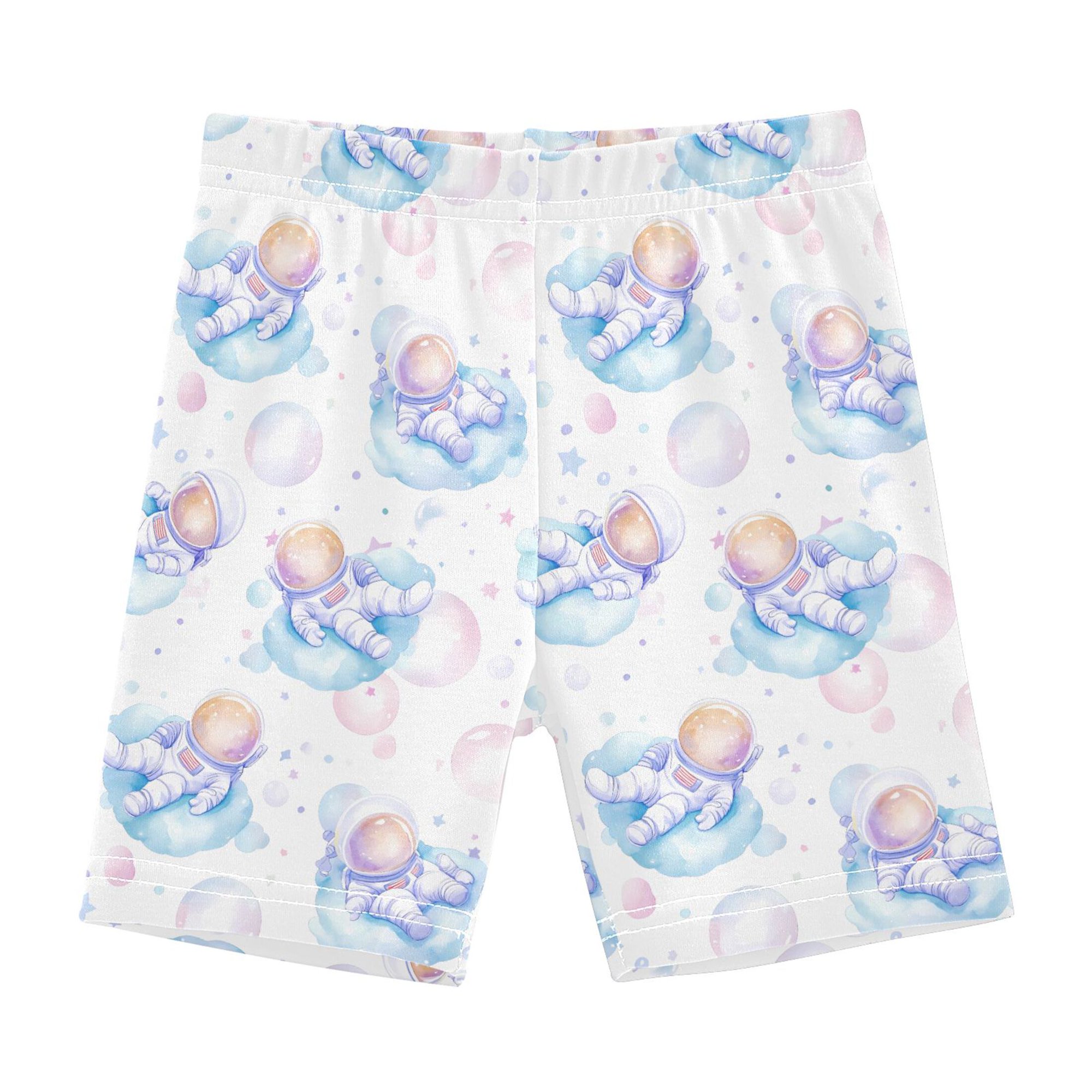 joogoo Astronaut Bubbles Girls Lined Shorts Bike Dance Bottoms 10Y
