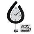 thumbnail image 2 of Wall Decor,Nordic Style Unique Shape Home Decoration Mute Clock Finest Materials, 2 of 14