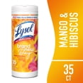 thumbnail image 3 of (3 pack) Lysol® Disinfecting Wipes, Mango & Hibiscus, 35 count, 3 of 13