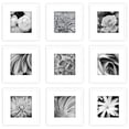 thumbnail image 1 of Gallery Perfect Galerie Mur Kit Photos Carrées avec Cadre Photo Modèle Suspendu, 12 "x 12", Blanc, 9 Pièces, 1 of 1