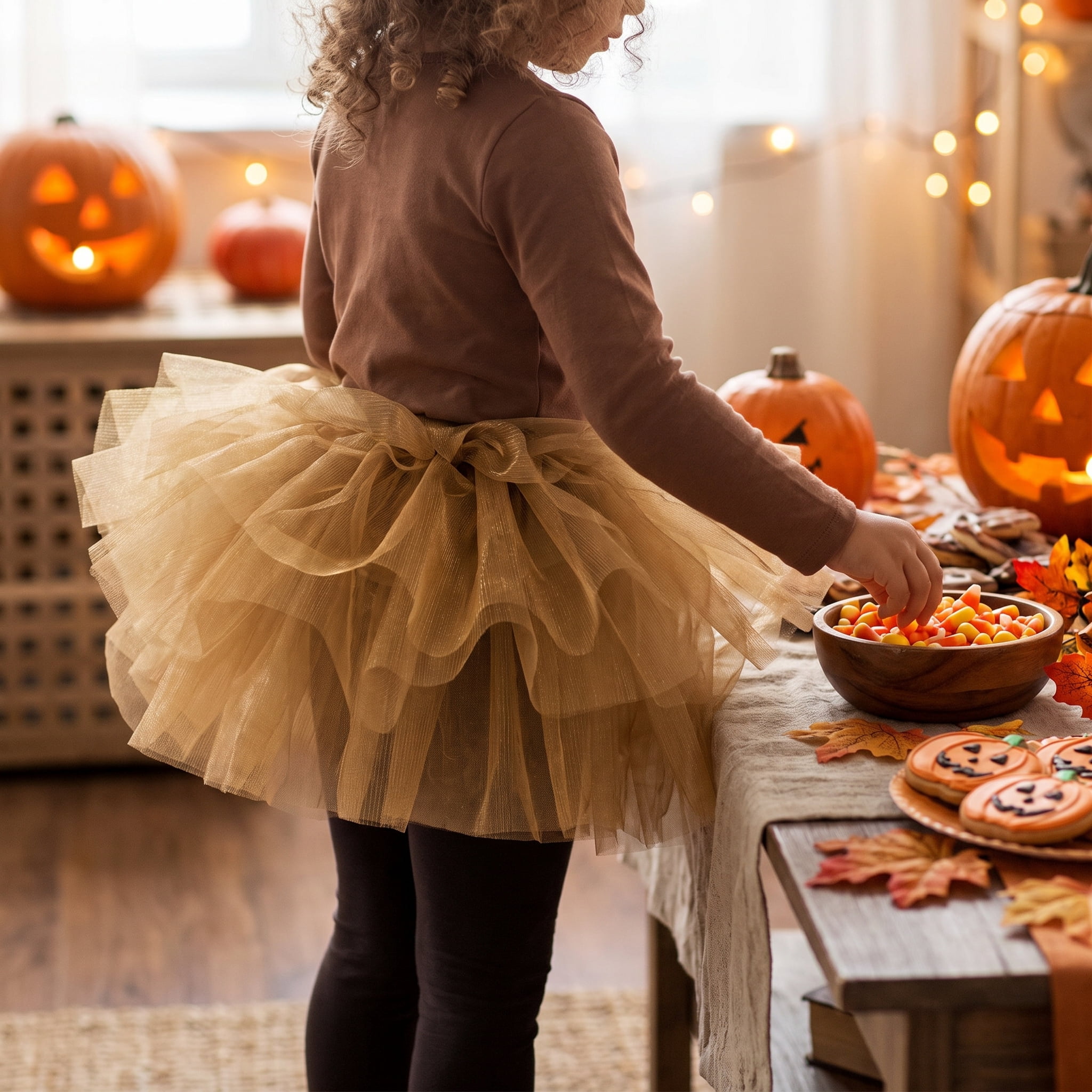 Tutu Costume Accessory for Children, Brown, L/XL, Halloween by Way To Celebrate