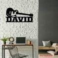 thumbnail image 4 of Craftnamesign Custom Guitar Player Metal Wall Art LED Light, Personalized Guitarist Name Sign, 4 of 5