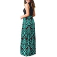 thumbnail image 3 of Vestido largo suelto sin mangas de verano para mujer Vestido largo casual con bolsillos Adepaton FSHY034-96, 3 of 3