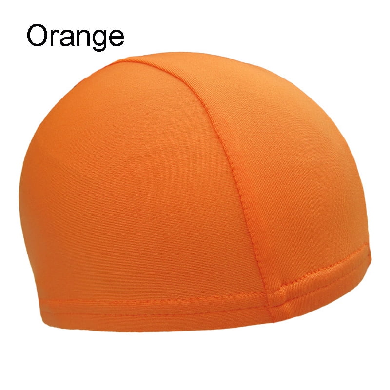 orange nike skull cap