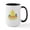 White/Black Inside, variant on CafePress - Easter Peep On Nest Mugs - 15 oz Ceramic Large White Novelty Mug