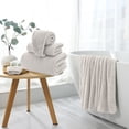 thumbnail image 3 of Tahtuvzn Towels Bath Sheets Large Shower Cap Set of 3 Oversized Sheet Soft Absorbent Bathroom Towel Microfiber Quick Dry for Hotel Gym, 3 of 5