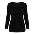 thumbnail image 7 of QASIEATN Sweatshirt for Graceful Ladies Fashion, Long Sleeve Shirts Fall Fashion Casual Blouses Trendy Pleated Tunic Tops Leggings, Womens Fall Tops, 7 of 7