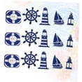 thumbnail image 4 of Yazoeia 50pcs Clothes Buttons Wooden Button Nautical Style Buttons DIY Clothes Button Boat Button for Clothes CJC912-139500, 4 of 9