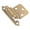 Brass Tones, variant on Hickory Hardware Surface Self-Closing Collection Hinge (Pair) - Antique Brass