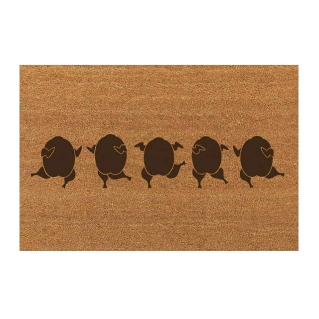 Happy Thanksgiving Funny Cute Doormat Door Mat Welcome Doormat Funny Doormat Home Door Mat of Blanket Classroom Rug Small Carpet Bedroom Fuzzy Abstract Area Rugs for Bedroom Living Room Rug for under