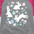 thumbnail image 3 of Instant Message - Easter Scene - Toddler & Youth Girls Raglan Graphic T-Shirt, 3 of 5