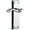 Bright Chrome, variant on Grandeur 822864 Fifth Avenue Solid Brass Left Handed Non-Turning One-Sided Dummy - Brass
