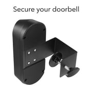 Wasserstein Anti-Theft Mount compatible with Google Nest Doorbell - Made for Google Nest Doorbell (Black)
