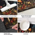thumbnail image 2 of Black Mushrooms Butterfly Spring Kitchen Rugs Set, 17x29 +17x47, Cushioned and Non-Skid, Washable for Kitchen, Living Room, Office Gift for Friends, Family, 2 of 7
