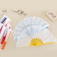 thumbnail image 3 of RUISINERY Traditional Hand Fan Foldable For Weddings Dance Performances Home Decoration Handheld Fan, 3 of 7