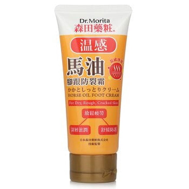 Crema para Pies Dr. Morita con Aceite de Caballo y Manteca de Karité 100 Ml