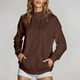 thumbnail image 2 of Pantalones deportivos de pierna ancha,Sudadera con capucha para mujer, cuello alto, manga larga, poliéster, informal, corte holgado para uso diario, sopatenor, 2 of 9