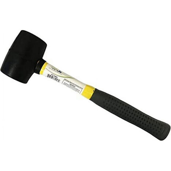 Mini Rubber Mallet with Fiberglass Handle (8 oz)