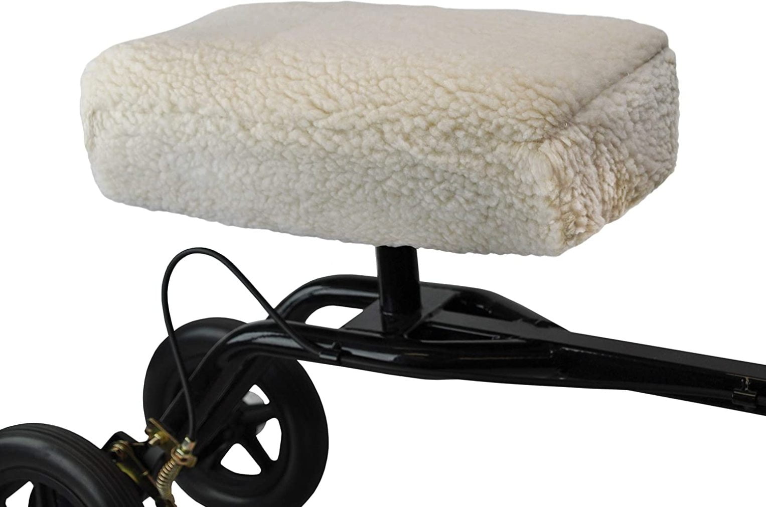 HELISICoil Soft N Plush Comfort Scooter Knee Pads for Walkers and