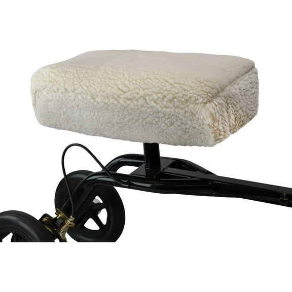 HELISICoil Soft N Plush Comfort Scooter Knee Pads for Walkers and Rollators | Soft Padding Accessory Reducing Pain and Pressure | Mobility Aid