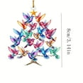 thumbnail image 3 of Adorno navideño acrílico de doble cara | Decoración navideña | Adorno para árbol | Regalo para familias, parejas y amantes de la naturaleza | Adorno decorativo para exhibir todo el año, 3 of 4