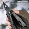 thumbnail image 3 of Couteau Multifonction - MOOHOP - 14 en 1 - Pliable - Alliage d'Aluminium - Acier 2Cr13, 3 of 4