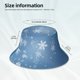 thumbnail image 3 of Balery Snowflakes1 Sombreros para el sol para hombre y mujer, sombrero de pescador con UPF 50+, 3 of 6