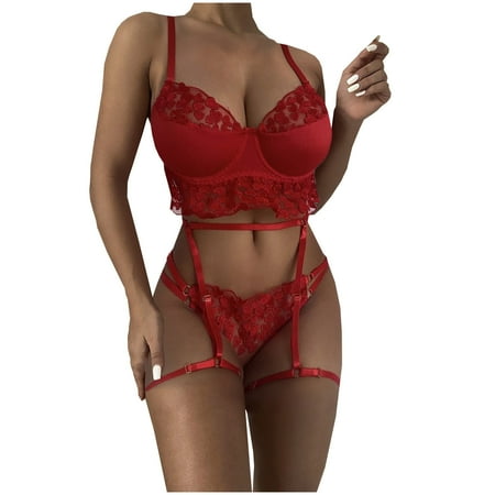 

Lingerie for Lingerie for Women Sexy Women Sexy Solid Color Bralette Panty Lace Embroidery Lingerie Set Lace Lingerie Set Cute Lingerie Black Lace Christmas Lingerie for Women Sexy