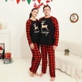 thumbnail image 3 of Conjunto de pijamas familiares a juego para Navidad, pijamas a cuadros para mascotas, bebés, niños, papá y mamá., 3 of 5