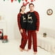 thumbnail image 3 of Conjunto de pijamas familiares a juego para Navidad, pijamas a cuadros para mascotas, bebés, niños, papá y mamá., 3 of 5