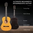 thumbnail image 5 of Best Choice Products 38in Beginner Acoustic Guitar Starter Kit w/ Gig Bag, Strap, Extra Strings - Natural, 5 of 9