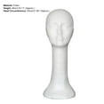 thumbnail image 7 of Huepoe 18 Inch Mannequin Head for Wigs Making Display, Female Head Model Foam Mannequin Wig Stand, White, 7 of 7
