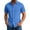 Blue, variant on Mens Button Down Collared Shirts Lightweight Breathable Flex Summer Casual Tees Business Versatile Soft Easy Daily Comfort Fit Tops