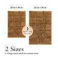 thumbnail image 4 of BNM Non-Slip Washable Bath Rug Set, 20" x 30", 24" x 36", Rust, 4 of 8