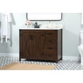 thumbnail image 2 of Elegant Lighting VF90242EX-BS Grant 42" Free Standing Single Basin Vanity Set - Expresso, 2 of 8
