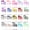 style 1, variant on 15pcs DIY Metal Handle Beadable MakeupBrush Set, BeautyTools, IncludesPowder Blusher Brush, Slant Head Eye, Weddings, Anniversary, Birthday Girl Best Friend DIY Gifts, Party Supply