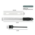 thumbnail image 4 of Râpe Zester Microplane (Noir) pour Agrumes, Parmesan, Gingembre, Chocolat, Muscade avec Lame Fine, 4 of 5