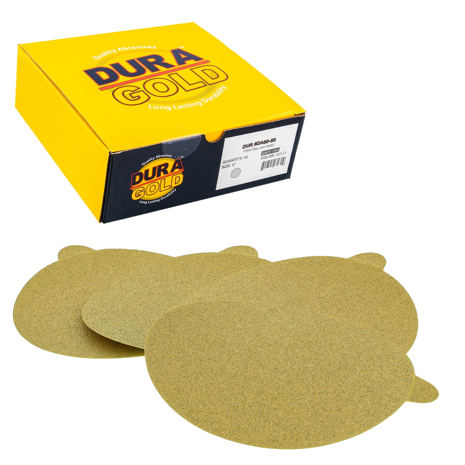 Premium Gold 5" PSA Sticky Back Self Adhesive Sanding Discs Roll 320 Grit 