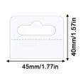 thumbnail image 4 of NOVELAR 100-Pack Clear Foldable Hang Tabs, Peel & Stick for Easy Labeling, Space-Saving Office and Home Organization, 4 of 7